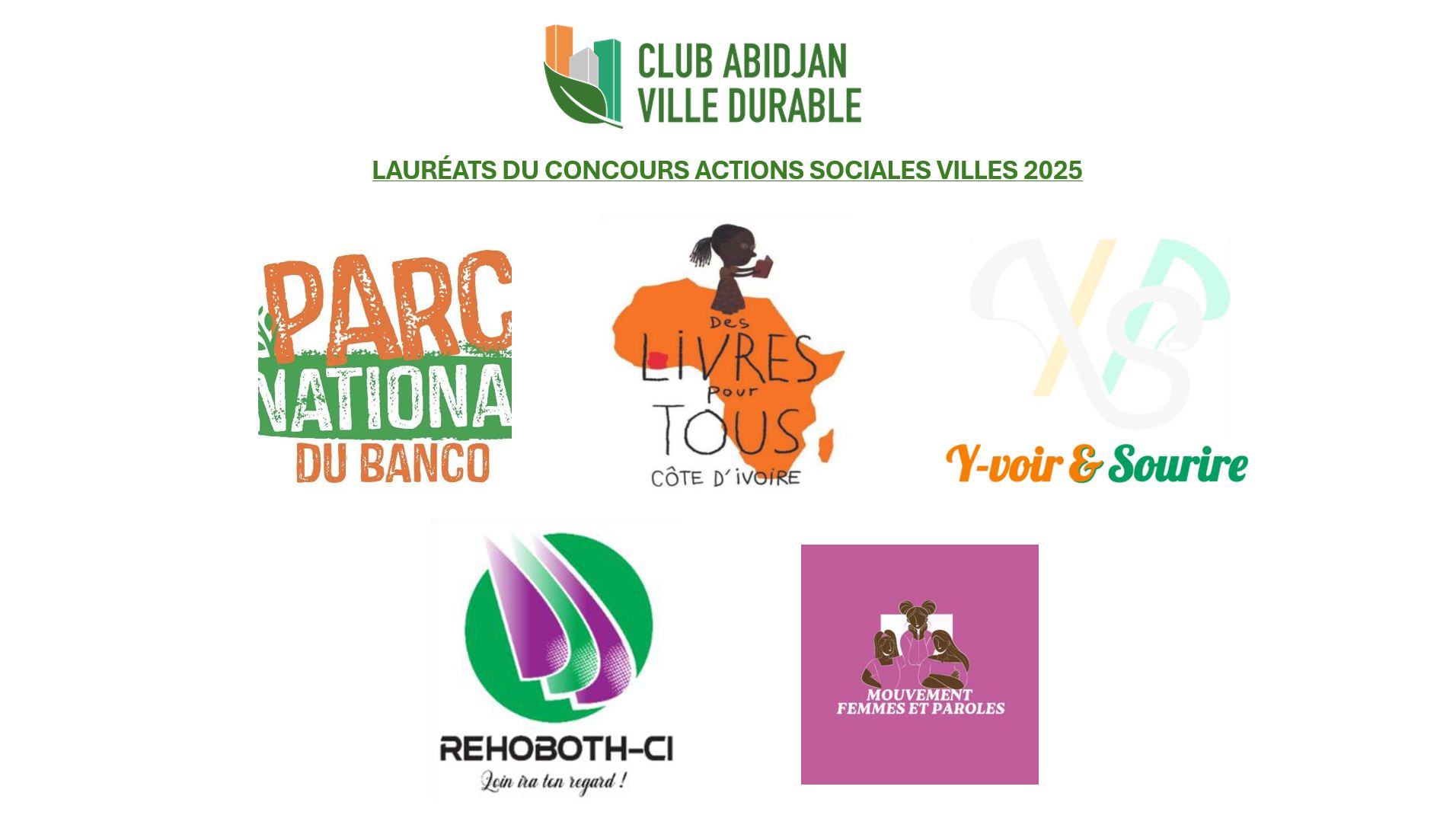 Remise de prix du Concours Actions Sociales Ville Durable (ASVD) 2025